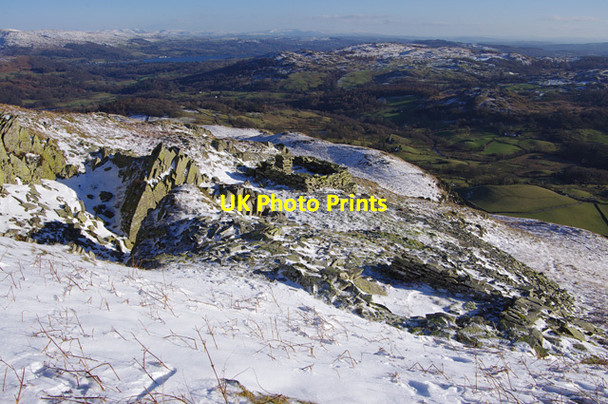 Photo 6"x4" Old quarry workings, Lingmoor Fell Little Langdale c2015 P2
