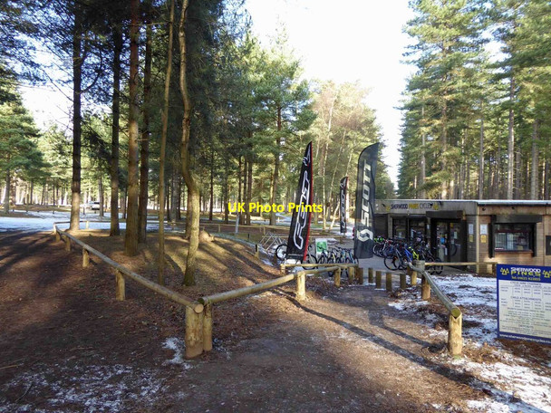 Photo 6"x4" Bike hire \/ cycle shop Sherwood Pines Forest Park visitor centre Kings Clipstone c2015