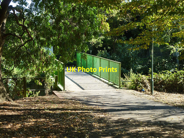 Photo 6"x4" Bridge over the Ravensbourne Catford\/TQ3873 c2011