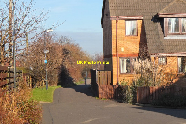 Photo 6"x4" Cycleway leaving Bonnyrigg Lasswade c2015