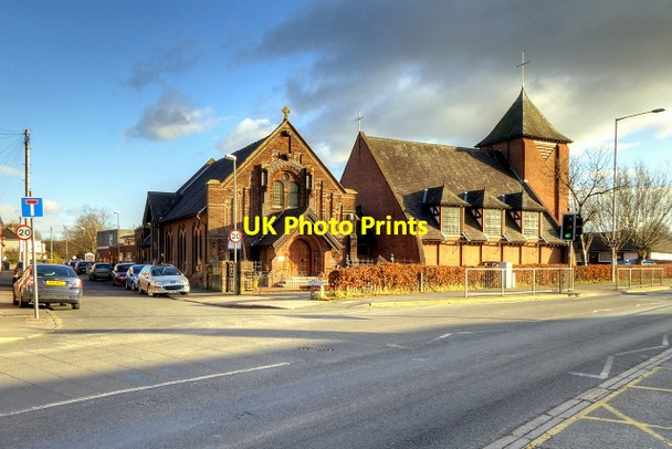 Photo 6"x4" St Mary Magdalen's Church and Parish Hall, Penwortham Preston\/SD5329 c2015