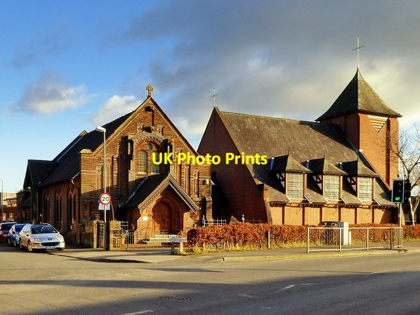 Photo 6"x4" Parish Hall and Church of St Mary Magdalen, Leyland Road Penwortham Preston\/SD5329 c2015