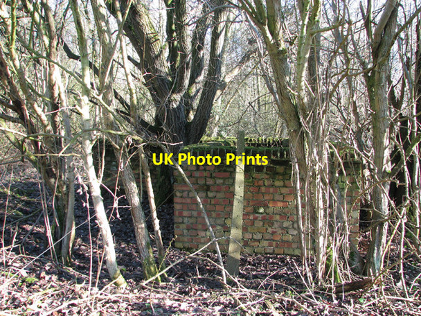 Photo 6"x4" Blast shelter on Site 6 Hethel c2015