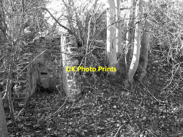 Photo 6"x4" WW2 air raid shelter (entrance) Hethel c2015