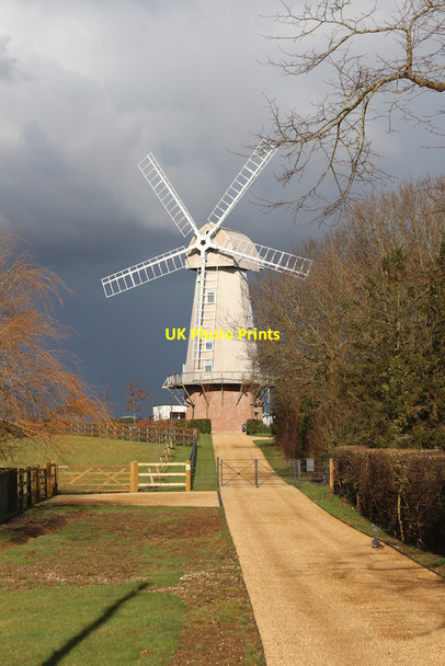Photo 6"x4" Ringle Crouch Green Windmill, Sandhurst Linkhill c2015