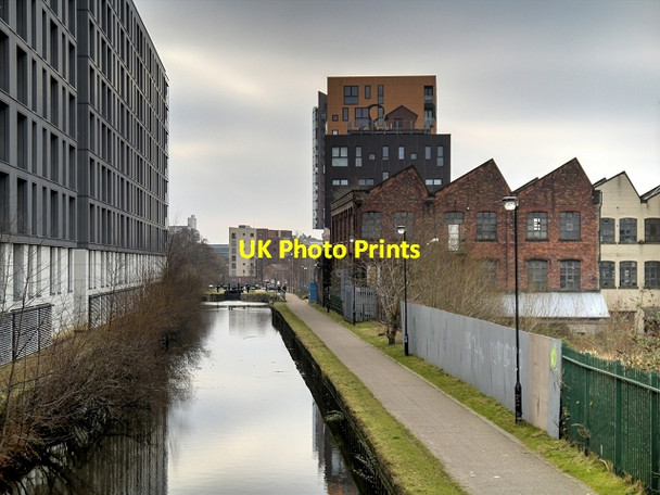 Photo 6"x4" Ashton Canal, South of Carruthers Street Manchester c2015