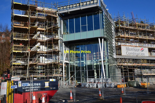 Photo 6"x4" Construction work, Transport Interchange building Galashiels Galashiels c2015