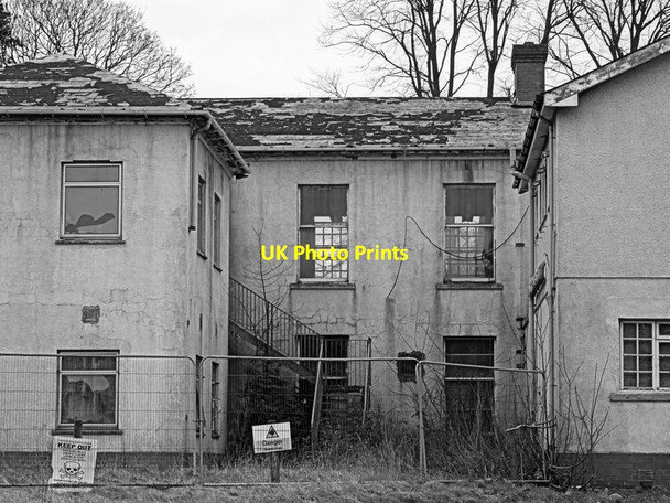 Photo 6"x4" Talgarth Hospital - disused and decaying, 2 Talgarth\/SO1533 c2015