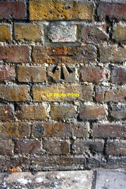 Photo 6"x4" Benchmark on Mepham Street railway bridge London c2015