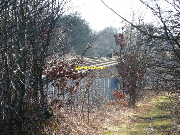 Photo 6"x4" The railway and the public footpath, south of Broad Lane Moorthorpe c2015