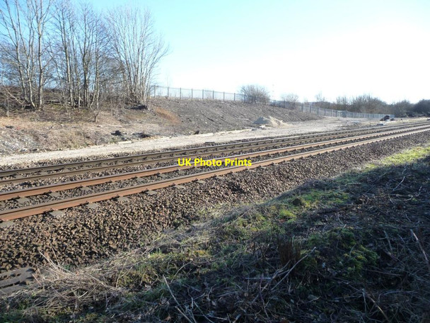 Photo 6"x4" The main line from Sheffield, south of Broad Lane Moorthorpe c2015