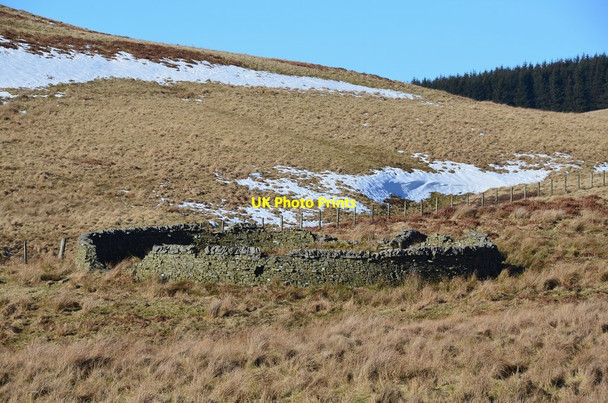 Photo 6"x4" Sheepfold by the Catslack Burn Mountbengerburn c2015