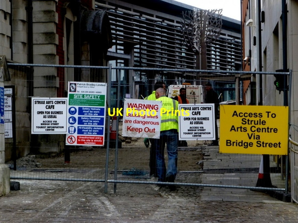 Photo 6"x4" Road up, Omagh Omagh c2015
