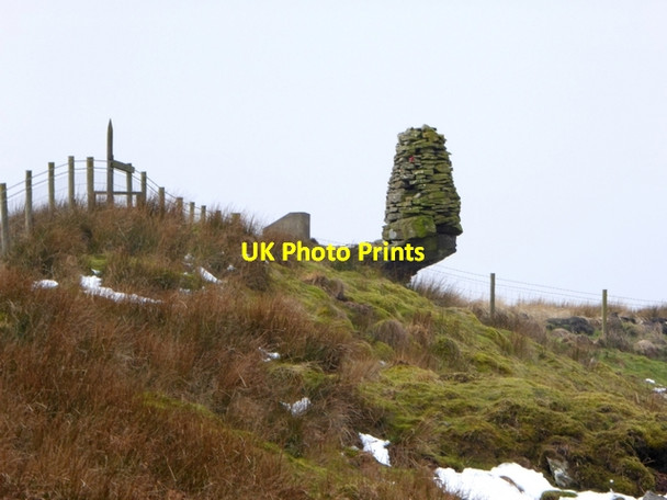Photo 6"x4" War memorial cairn on Plenmeller Common Melkridge c2015