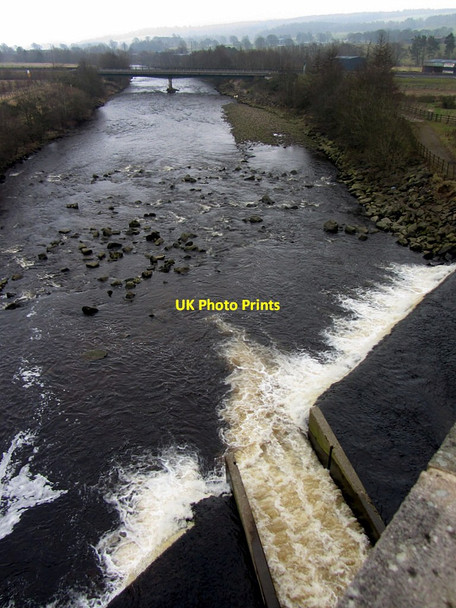 Photo 6"x4" River South Tyne east of Alston Arches Viaduct Haltwhistle c2015