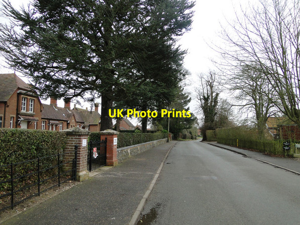 Photo 6"x4" Brooke Road, Shotesham near Trinity Hospital Shotesham c2015