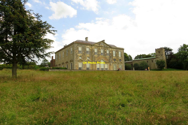 Photo 6"x4" Claydon House and All Saints' Church Middle Claydon c2014