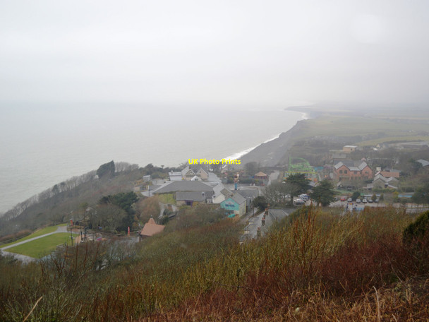 Photo 6"x4" View above Blackgang Chine Blackgang c2015