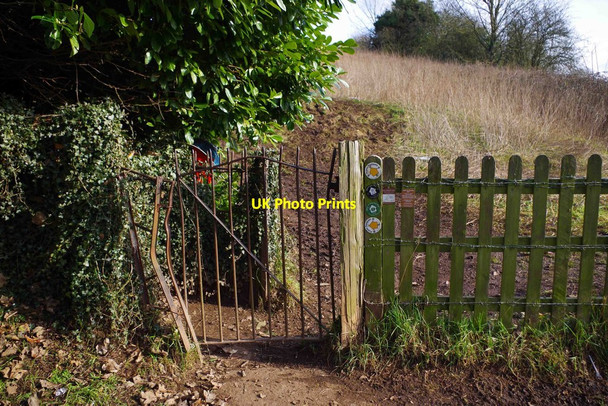 Photo 6"x4" Kissing gate, Beaudesert Lane, Beaudesert, Henley-in-Arden, Warks Henley-in-Arden c2015