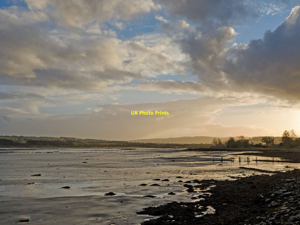 Photo 6"x4" Cromarty Firth approaching sunset at Dingwall  Dingwall\/NH5458 c2015