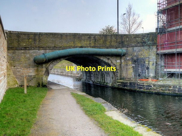Photo 6"x4" Leeds and Liverpool Canal Bridge#130, Sandygate Burnley c2015