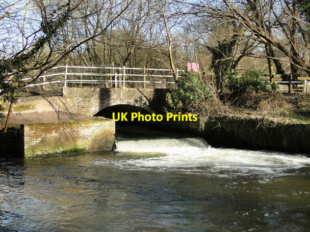 Photo 6"x4" Sluice at Mill Carr, part of the River Wissey Ickburgh c2015 P1