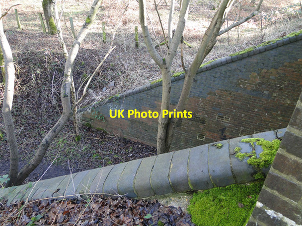 Photo 6"x4" Disused railway bridge on Holkham Heath Stonebridge\/TL9290 c2015 P1