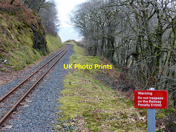 Photo 6"x4" The view from the end of the platform at Rhiwfron Devil's Bridge\/Pontarfynach c2015