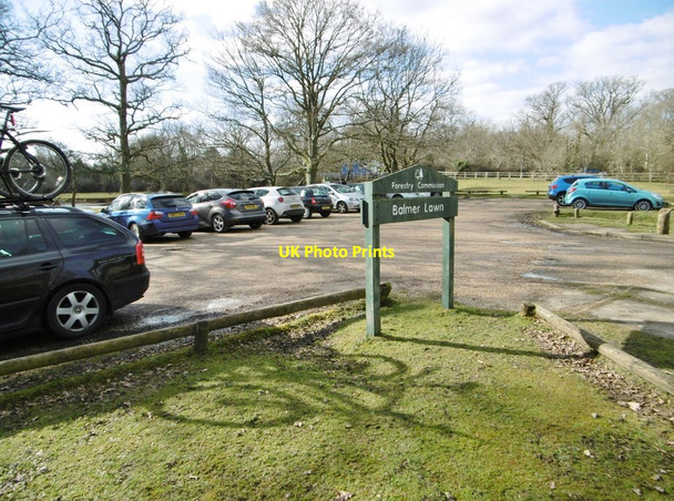 Photo 6"x4" Balmer Lawn Car Park Balmerlawn c2015