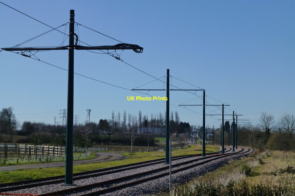 Photo 6"x4" Westernmost tracks Stapleford\/SK5037 c2015