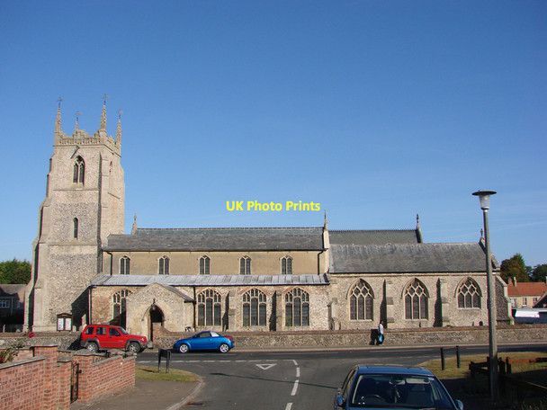 Photo 6"x4" Feltwell St. Mary's church Feltwell c2009