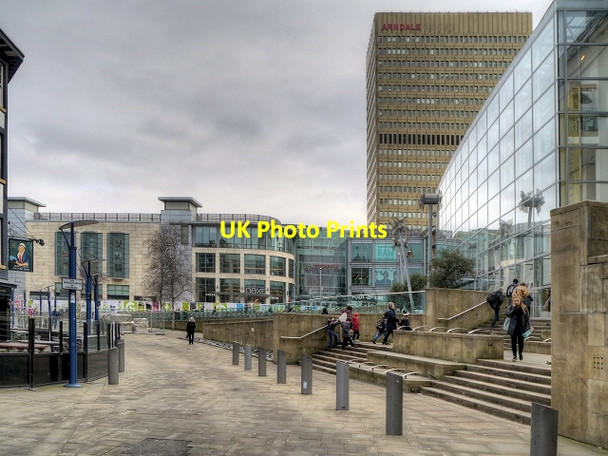 Photo 6"x4" Manchester, Exchange Square Manchester c2015