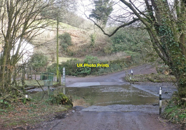 Photo 6"x4" Ford on Challick Lane Chipstable c2015