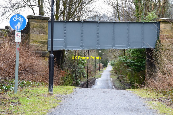Photo 6"x4" Bridge and cyclepath, Callander Callander c2015