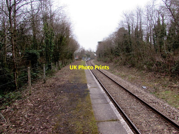 Photo 6"x4" Pontarddulais railway station platform Fforest\/SN5804 c2015