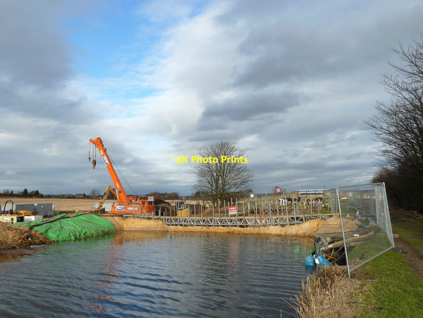 Photo 6"x4" Canal Closed at Baldwin's Lock. Rufford c2015