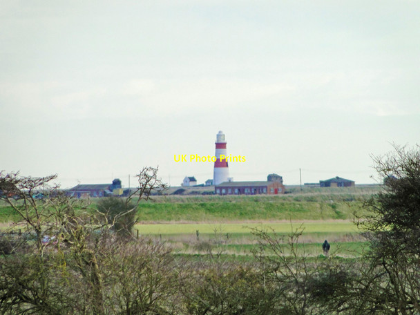 Photo 6"x4" Orford Ness lighthouse from near Gedgrave Hall Orford\/TM4249 c2015