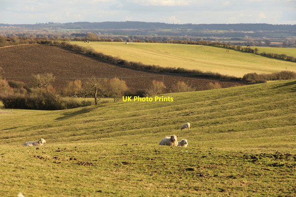 Photo 6"x4" View from Windmill Hill Aston Abbotts c2015