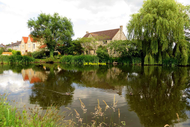 Photo 6"x4" The pond in Launton Launton c2014