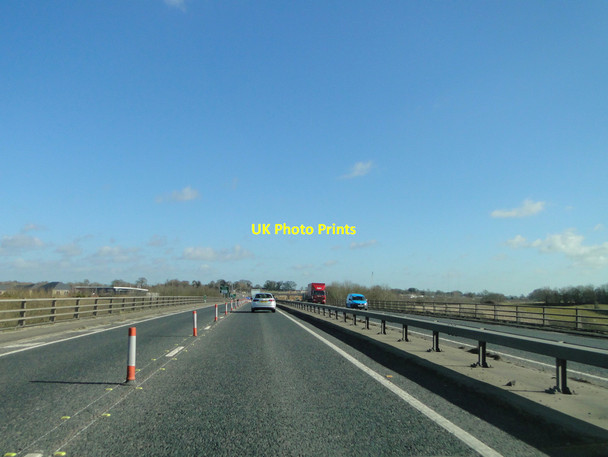 Photo 6"x4" A47 approaching the roadworks Postwick c2015