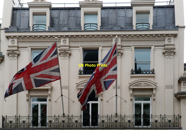 Photo 6"x4" Union Jacks, Haymarket Westminster c2015