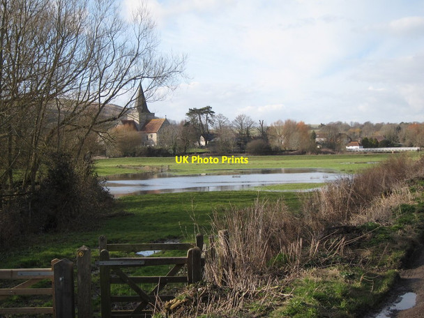 Photo 6"x4" Field by Lullington Road Litlington\/TQ5201 c2015