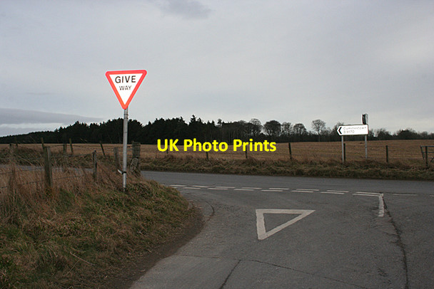 Photo 6"x4" Road Junction Greeness c2015