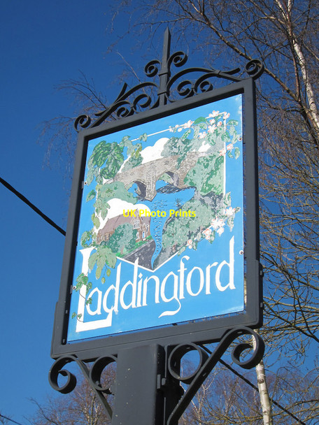 Photo 6"x4" Laddingford village sign Laddingford c2015