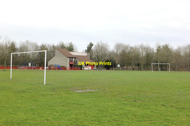 Photo 6"x4" Football Pitch at Birchwood Forest Park, Warrington Gorse Covert\/SJ6692 c2015