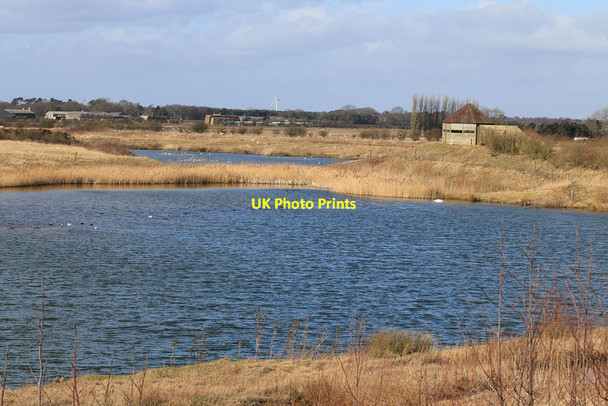 Photo 6"x4" View from East Hide, North Cave Wetlands Hotham c2015