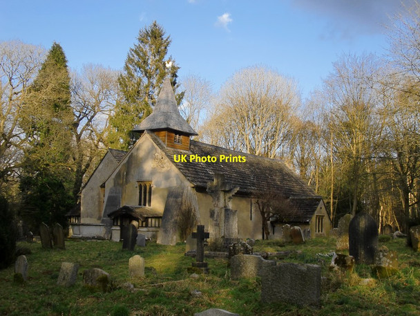 Photo 6"x4" Church of St John the Baptist, Okewood (1) Mayes Green c2015