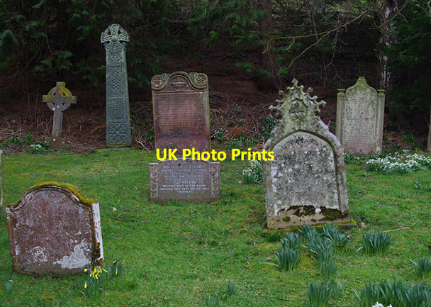 Photo 6"x4" Graveyard, St Oswald's Church Kirkoswald\/NY5541 c2015