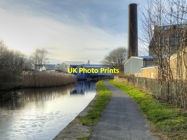 Photo 6"x4" Canal Towpath at Gannow Burnley c2015
