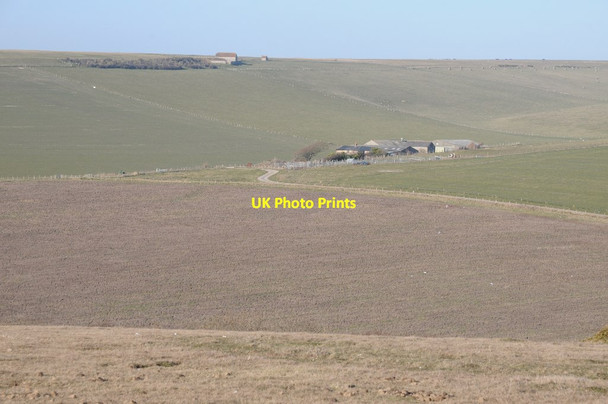Photo 6"x4" Cornish Farm and New Barn Birling Gap c2015